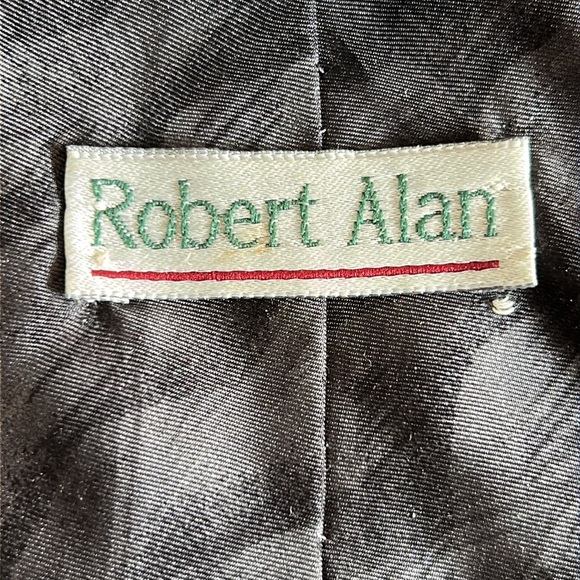 🇺🇸🍁Black and grey silk necktie - Picture 2 of 4